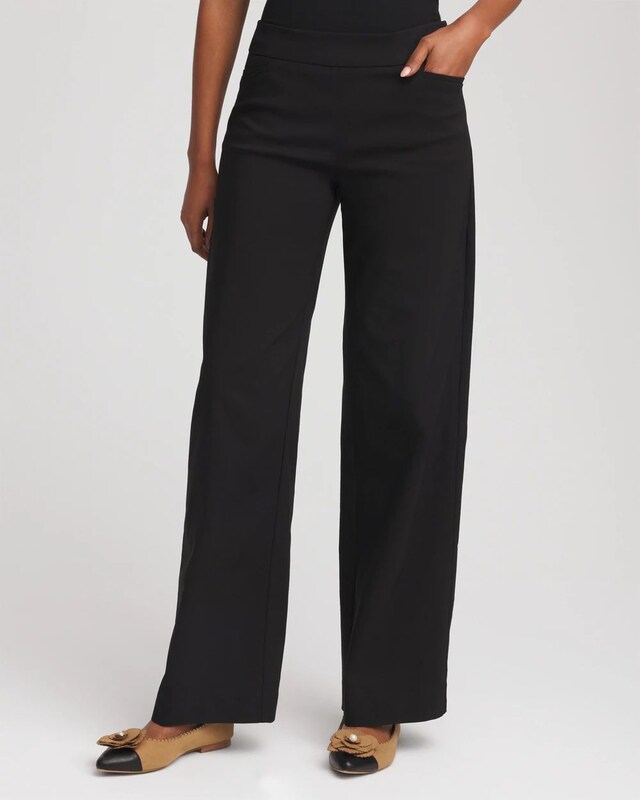 Brigitte Slim Wide-Leg Pants